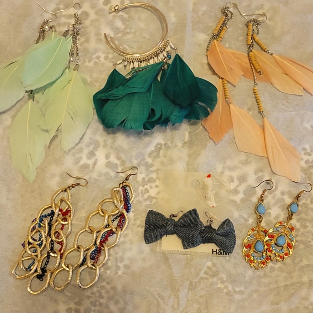 Bundle of boho earrings